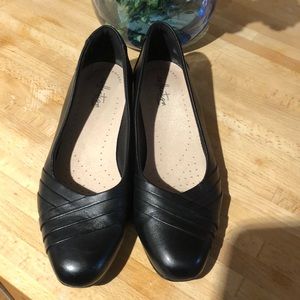 Clarks Collection black flats, size 9